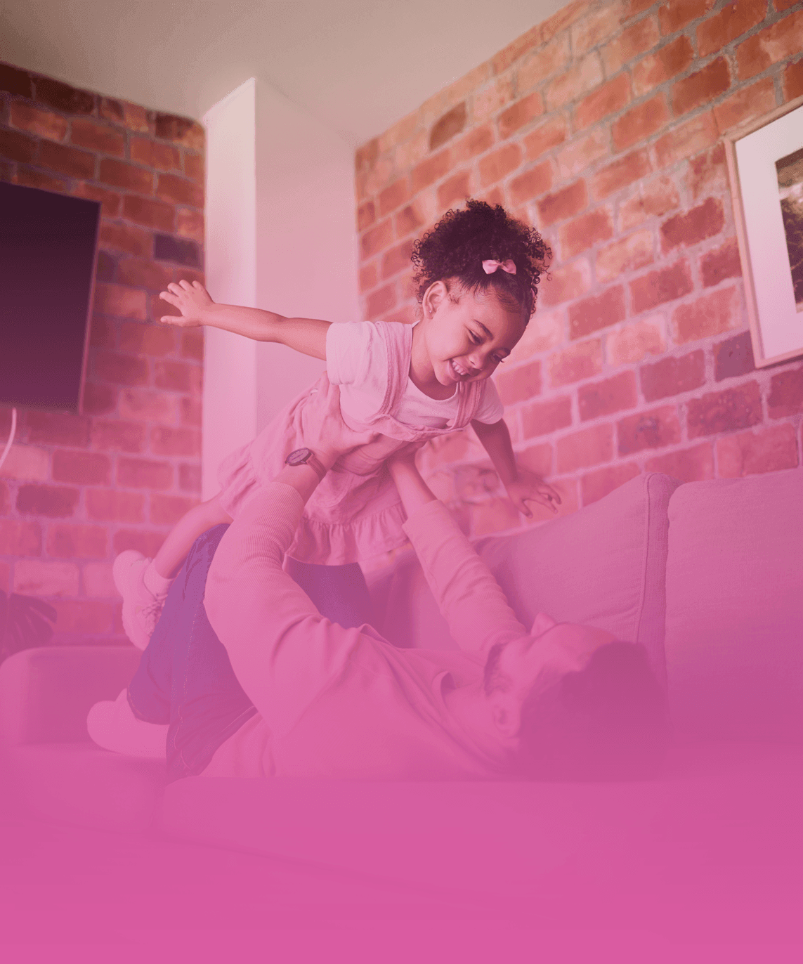 A child being supported by their therapist