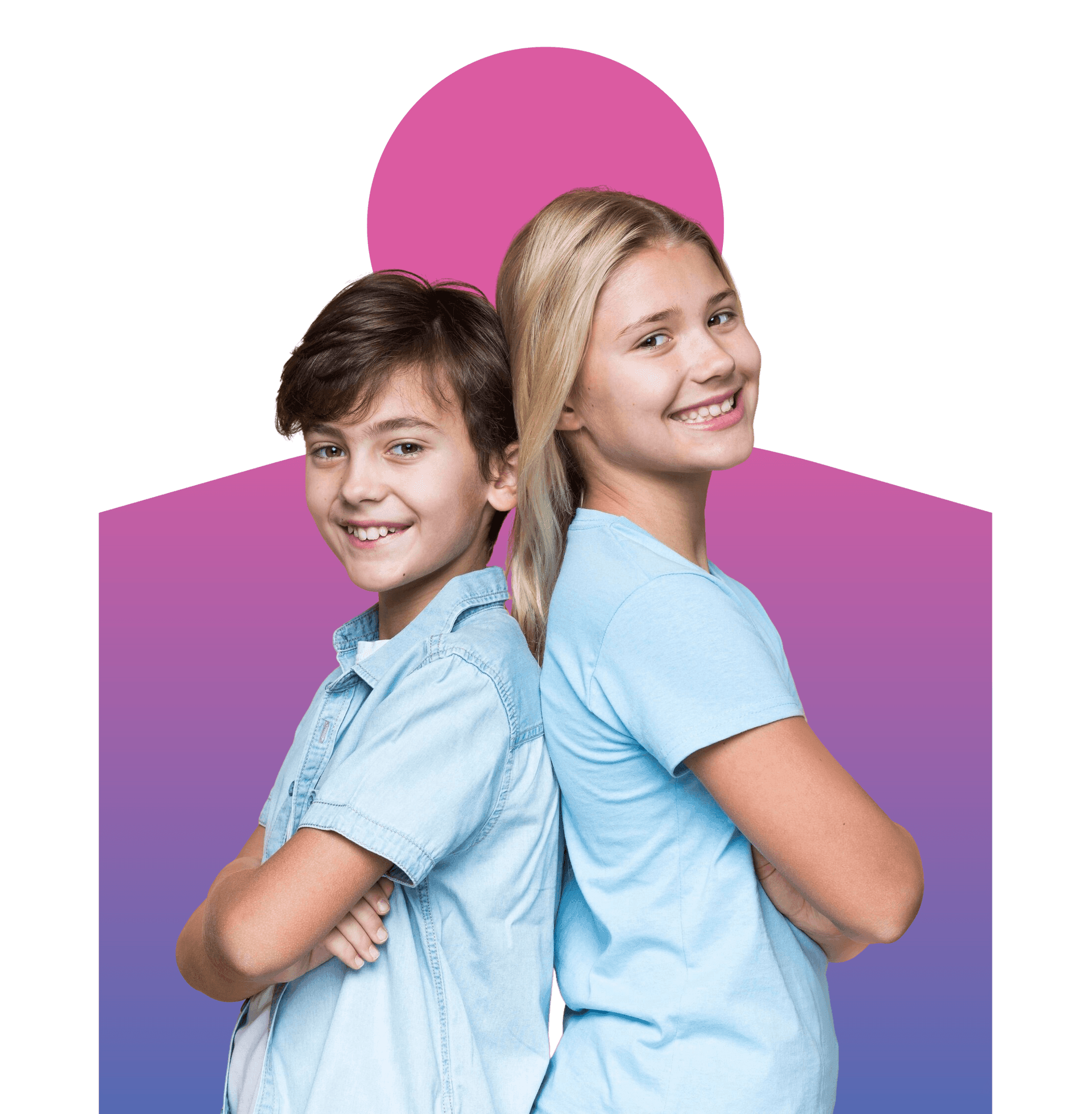 Children smiling together